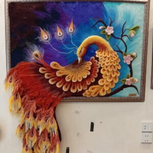 İncə İşləmə ilə Phoenix Bəzək Çərçivəsi